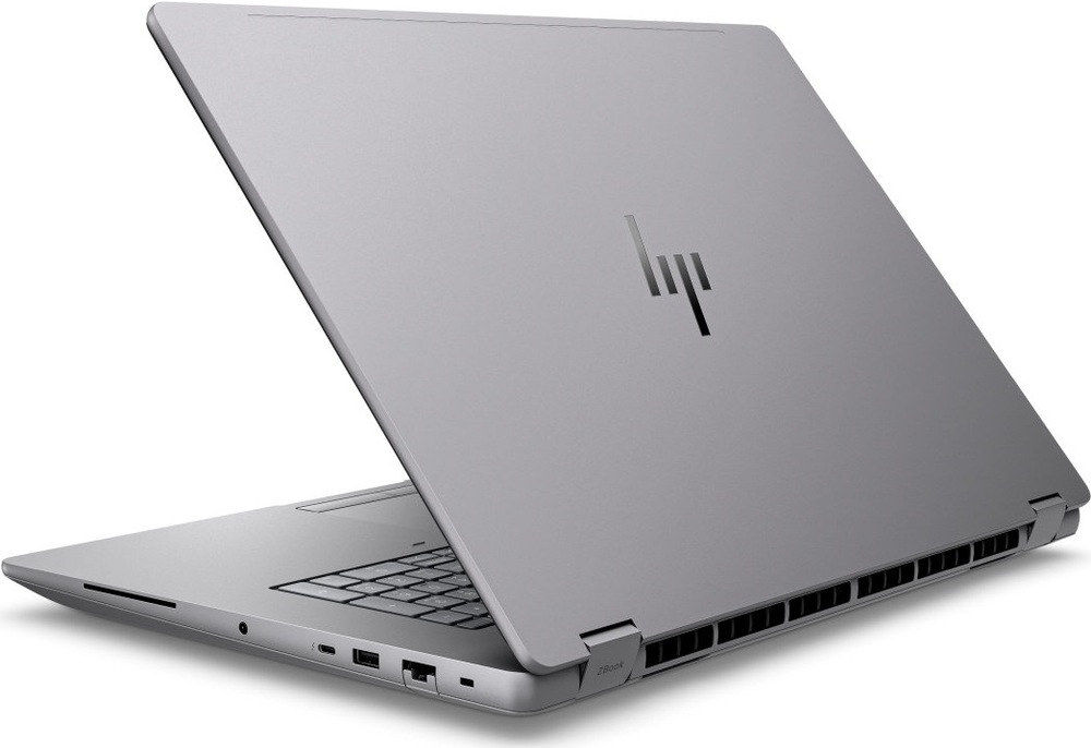 Notebook HP ZBook Fury G1i 18" sivý Zadná strana robustného notebooku HP ZBook Fury G1i