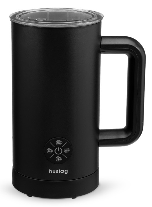 Napeňovač mlieka Huslog s objemom 300 ml, čierna farba
