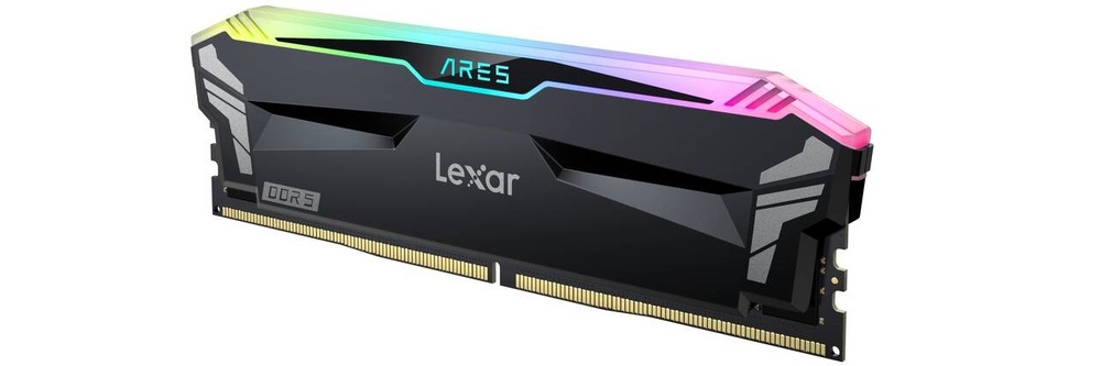 Pamäťový modul Lexar ARES 32GB (2x16GB) DDR5 6400MHz CL32 RGB čierny Pamäťový modul Lexar ARES 32GB (2x16GB) DDR5 6400MHz CL32 RGB čierny