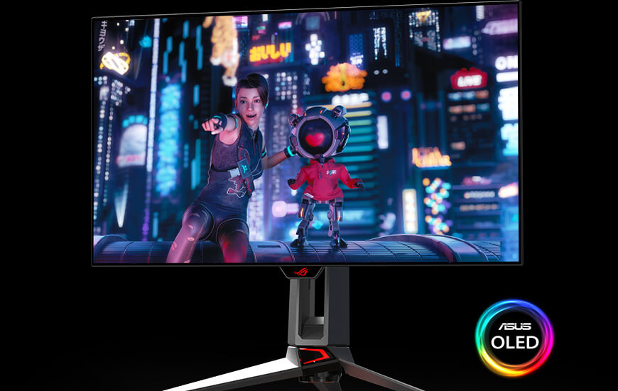 Herný monitor Asus ROG Swift OLED PG27AQDM čierny