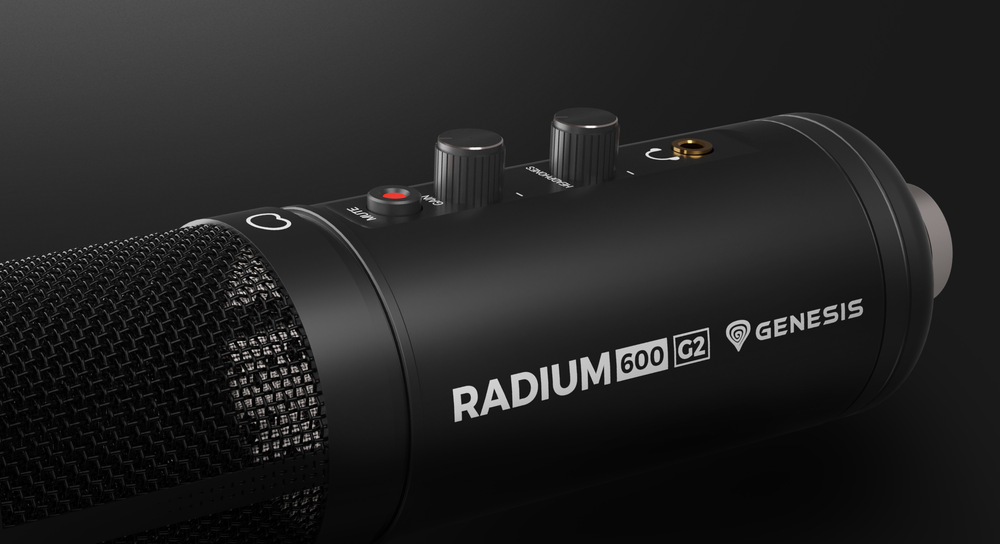 Mikrofón Genesis RADIUM 600 G2, USB čierny Genesis RADIUM 600 G2, USB