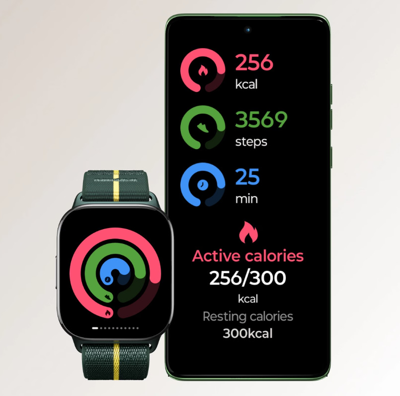 Inteligentné hodinky Motorola Moto Watch Fit čierne/zelené Inteligentné hodinky Motorola Moto Watch Fit čierne/zelené