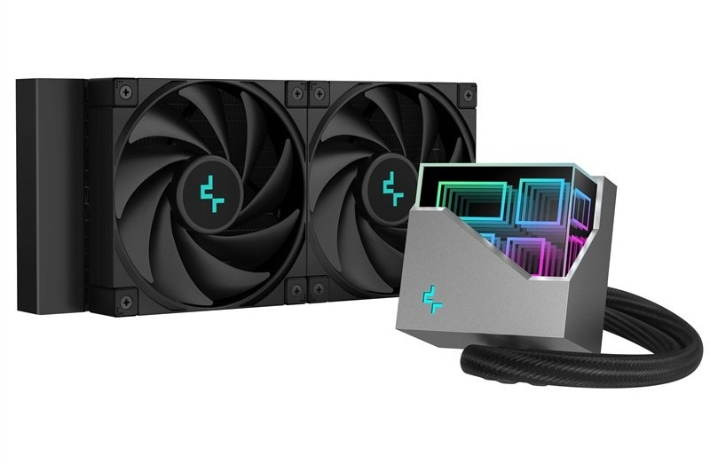 Vodný chladič DeepCool LT520 čierny