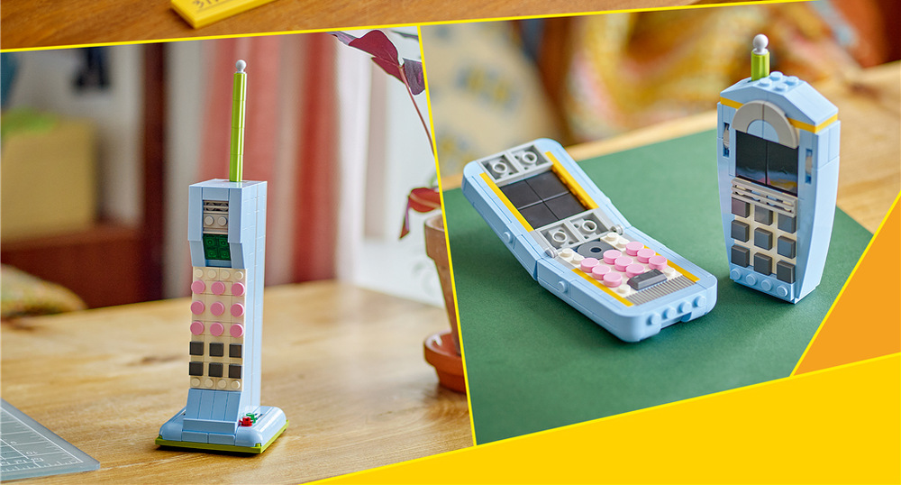 Stavebnica LEGO® Creator 3 v 1 31174 Retro telefón Aplikácia LEGO Builder uľahčuje stavanie 383 kociek a pomáha deťom sledovať postup pri zostavovaní jednotlivých modelov.
