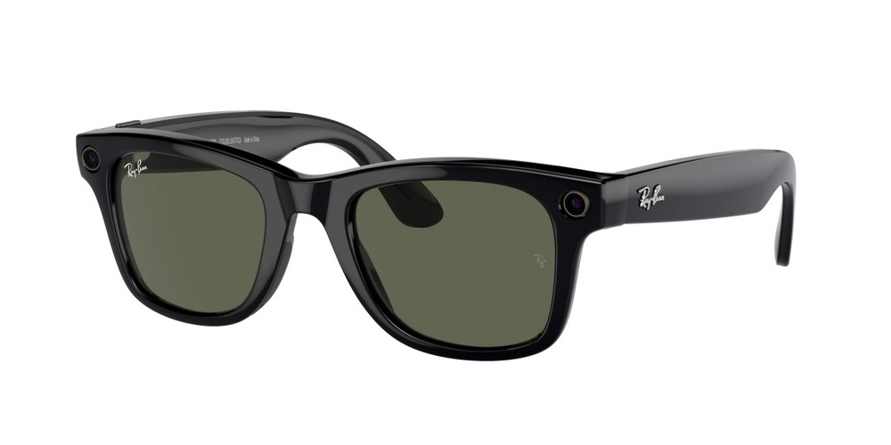 Inteligentné okuliare Meta Ray-Ban Wayfarer - Shiny, G15 Green čierne