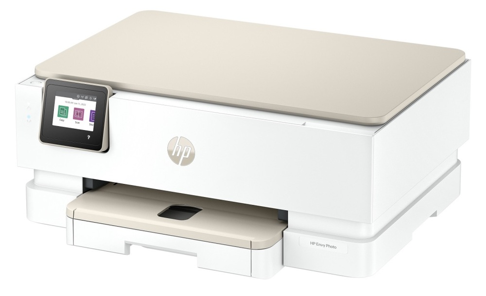 Tlačiareň multifunkčná HP ENVY Photo 7230, služba HP Instant Ink biela Pohľad na tlačiareň HP ENVY Photo spredu