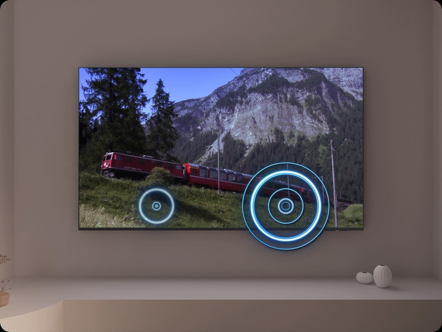 Televízor Samsung QE85QN70H Televízia Samsung zvukovej vlny obraz
