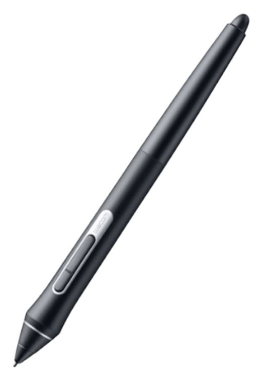 Pasívny stylus Wacom s ergonomickým tenkým dizajnom, čierna farba