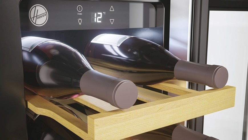 Vínotéka Hoover H-WINE 300 HWCB 30/1 čierna
