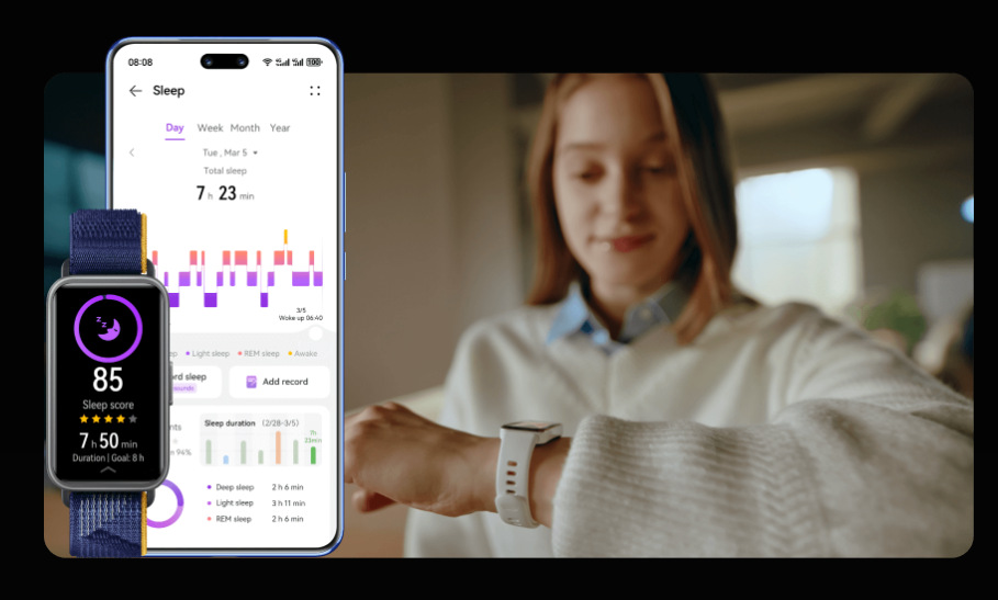 Fitness náramok Huawei Band 9 čierny