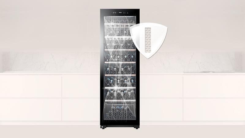 Vínotéka Haier HWS49GAE čierna Vínotéka Haier HWS49GAE čierna