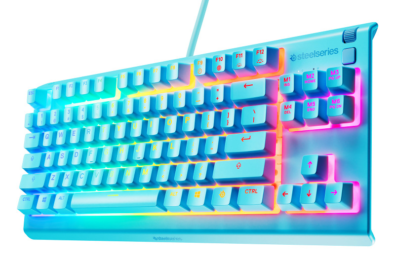 Klávesnica SteelSeries Apex 3 TKL US modrá