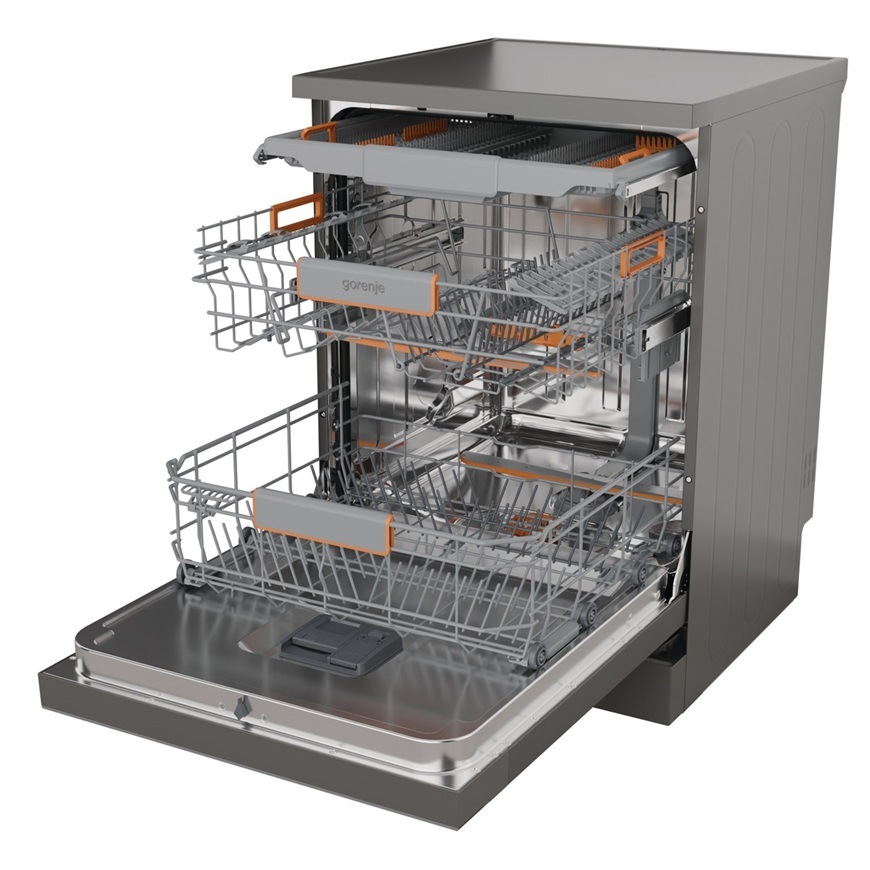Umývačka riadu Gorenje G600 GS673B90X nerez Umývačka riadu Gorenje GS673B90X, nerez, Total Aqua Stop