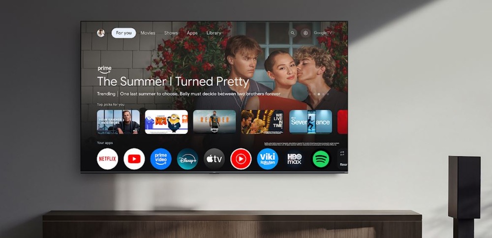 Televízor Xiaomi S Mini LED 98 2en gen Televízia Xiaomi S Mini LED 55 2nd Gen chytré rozhranie