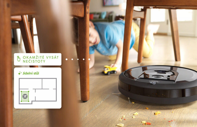 Robotický vysávač iRobot Roomba j7 čierny iRobot Roomba j7, černá