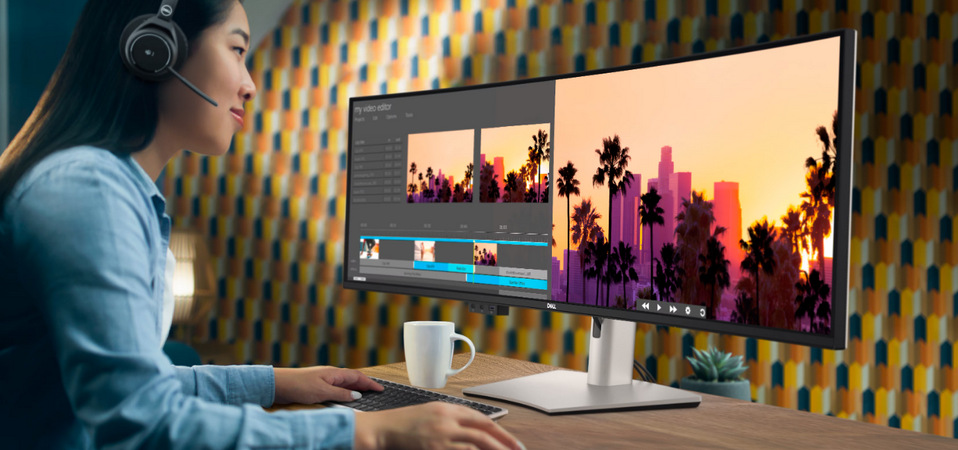 Monitor Dell UltraSharp U4924DW strieborný Monitor Dell UltraSharp U4924DW strieborný