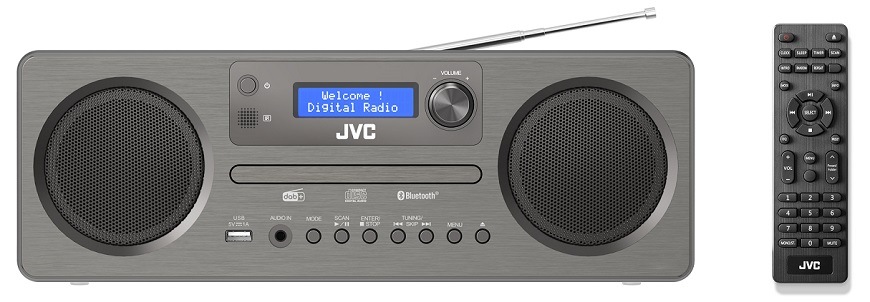 Mikro HiFi systém JVC RD-E861B-DAB čierny/sivý All-in-One JVC RD-861B, funkcia