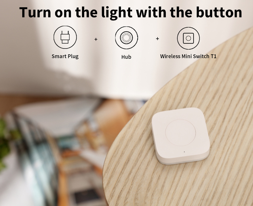 Tlačidlo Aqara Smart Home Mini Switch biele Tlačidlo Aqara Smart Home Mini Switch biele