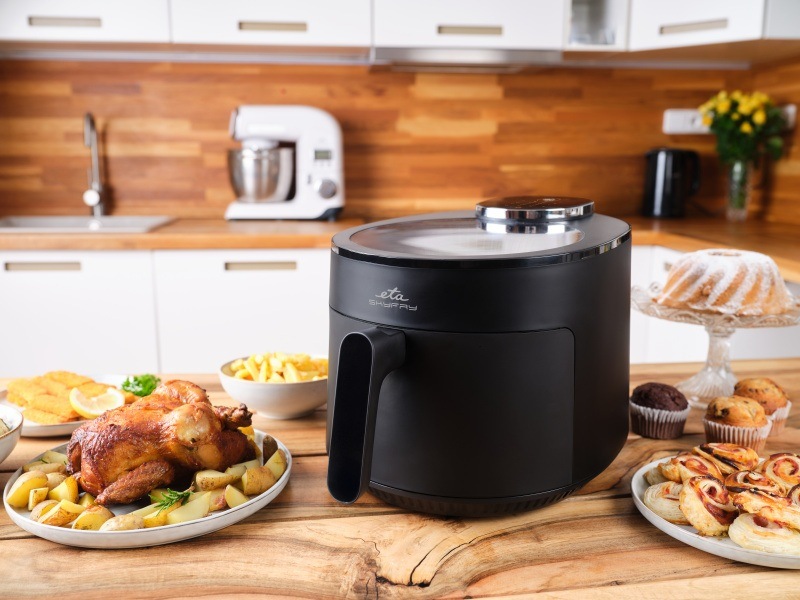 Teplovzdušná fritéza ETA SkyFry, bezpečnostné prvky