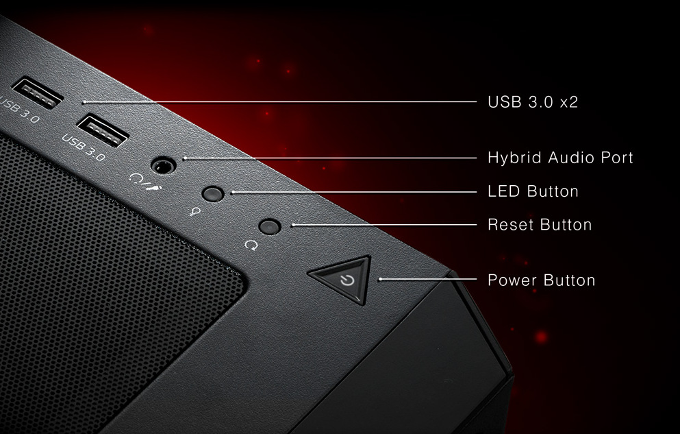 Case ADATA XPG Starker AIR čierna
