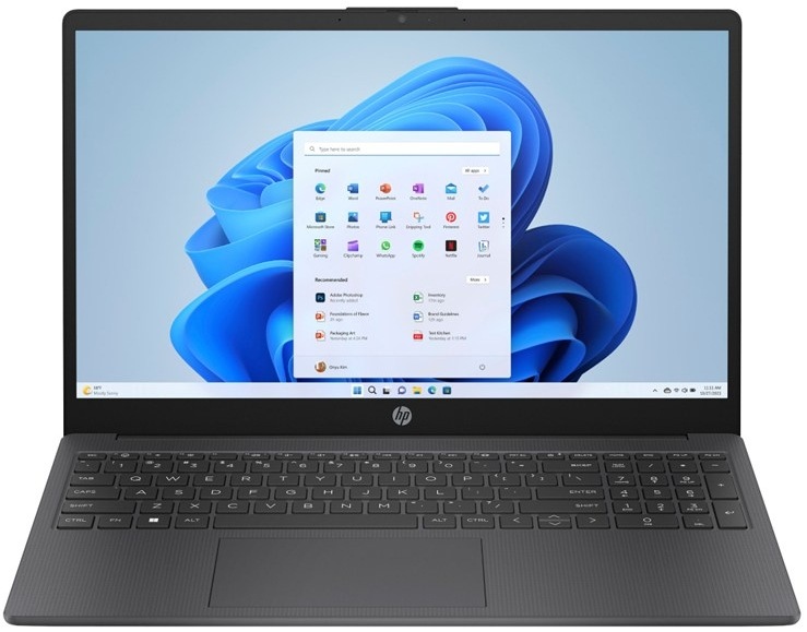 HP 15-fd0690nc + Microsoft 365 pre jednotlivcov, sivá