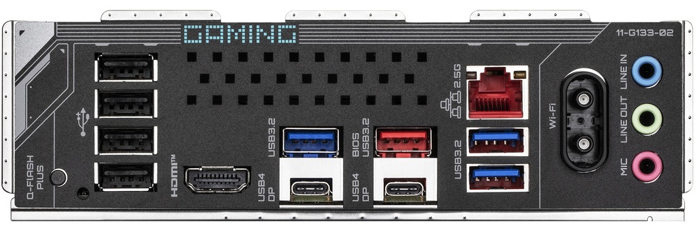 Základná doska GIGABYTE X870 GAMING X WIFI7 Konektory a Základná doska Gigabyte X870 GAMING X WIFI7