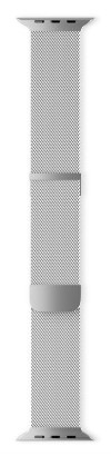 Remienok Epico Strap Milanese+ na Apple Watch 38/40/41mm strieborný