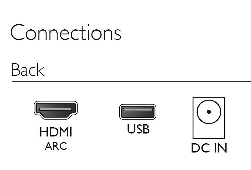 Soundbar Philips TAB4000 čierny Soundbar Philips TAB4000 čierny