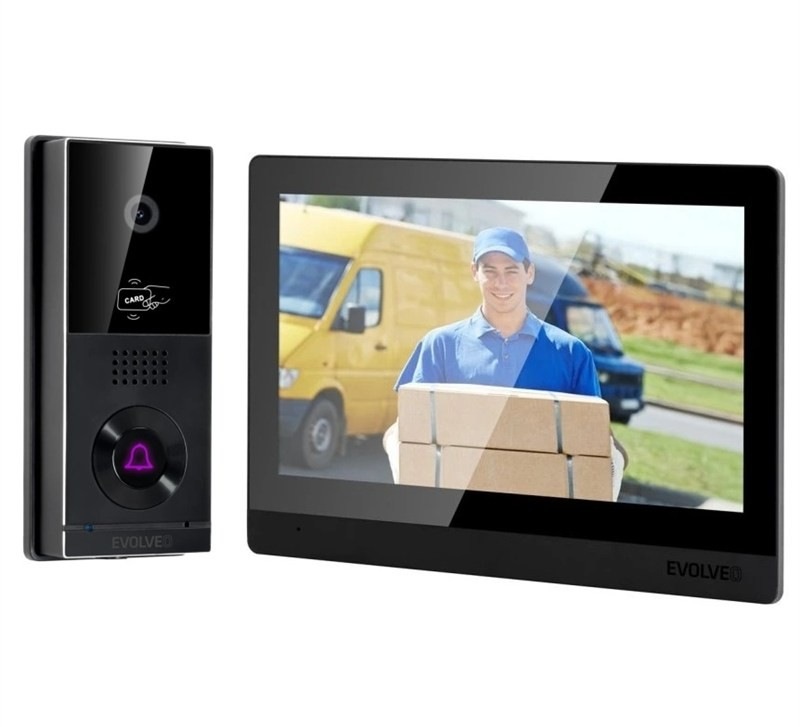 Dverný videotelefón Evolveo DoorPhone AHD10 - čierny