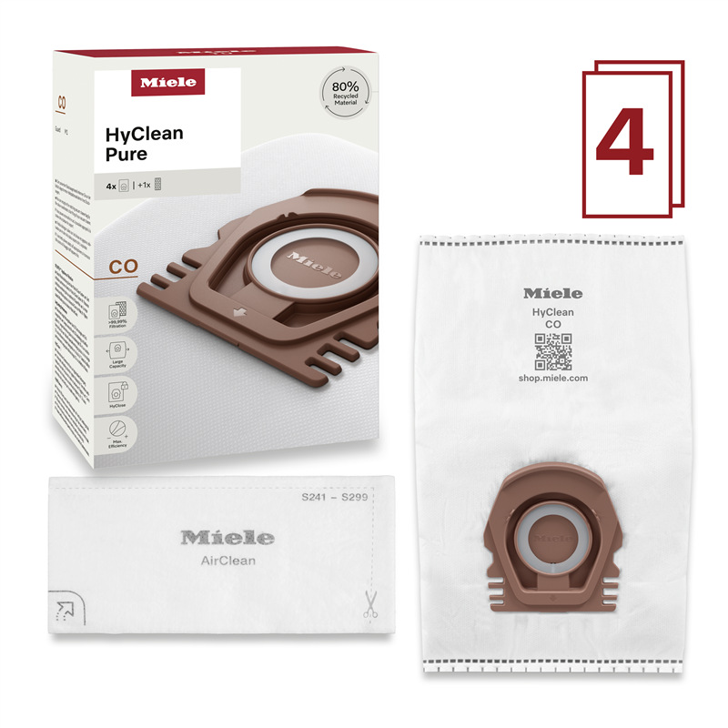 Vrecká pre vysávače Miele HyClean Pure CO (4 ks) Vrecká pre vysávače Miele HyClean Pure CO (4 ks)