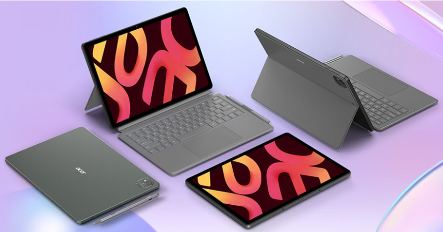 Acer Iconia Duo D12 je dodávaný aj s klávesnicou a stylusom