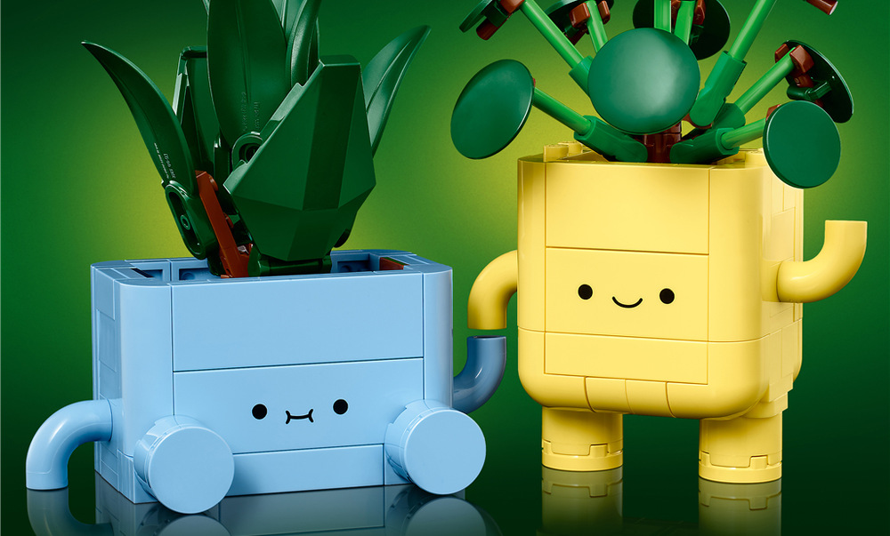 Stavebnica LEGO® Botanicals 10349 Veselé rostlinky Veselé rastlinky môžete spojiť s ďalšími modelmi LEGO Botanicals a vytvoriť vlastnú pestrú kolekciu.