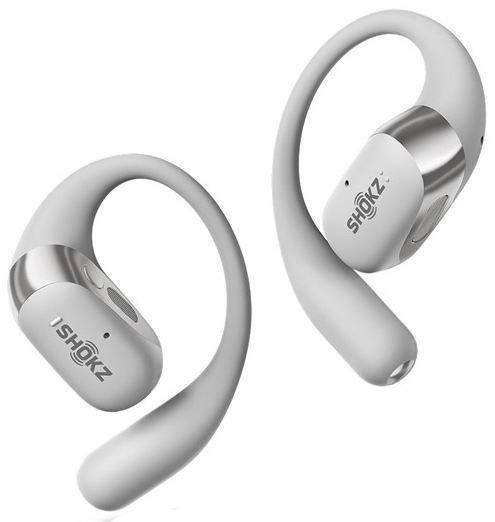 Slúchadlá Shokz OpenFit 2+ strieborná