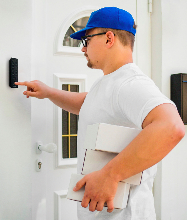 Klávesnica pre smart zámok Tedee Keypad PRO čierna Klávesnica Tedee Keypad PRO - čierna