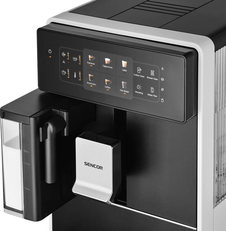 Automatický kávovar Sencor SES 9301WH biely Automatický kávovar Sencor SES 9301WH biely