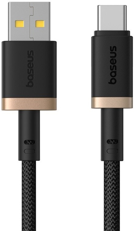 Kábel Baseus Dura USB/USB-C, 60W, 1m - čierny/zlatý