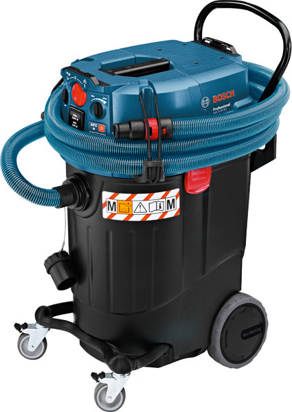 Priemyselný vysávač Bosch Professional GAS 55 M AFC modrý Priemyselný vysávač Bosch Professional GAS 55 M AFC má certifikáciu prachovej triedy M