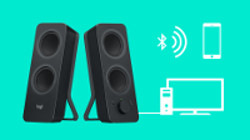 Reproduktory Logitech Z207 Bluetooth čierne