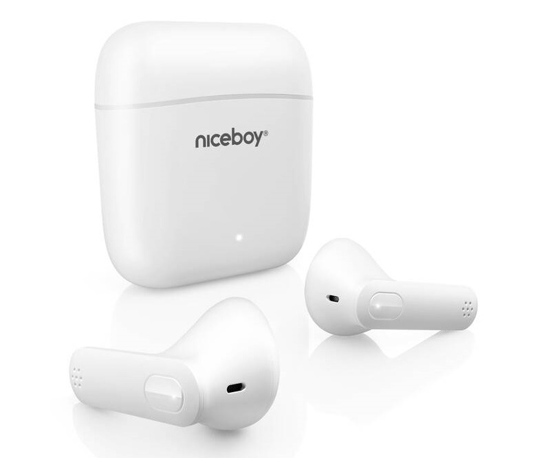 Slúchadlá Niceboy HIVE Beans biela