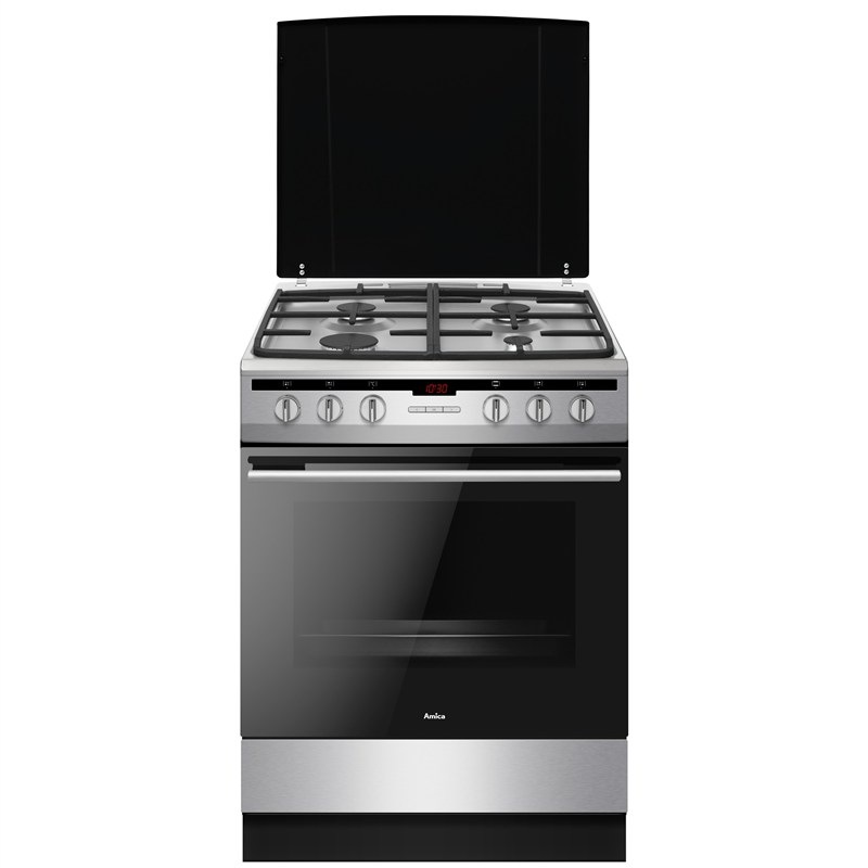 Kombinovaný sporák K60 Amica SPA 6110 TZX PIZZA, nerez