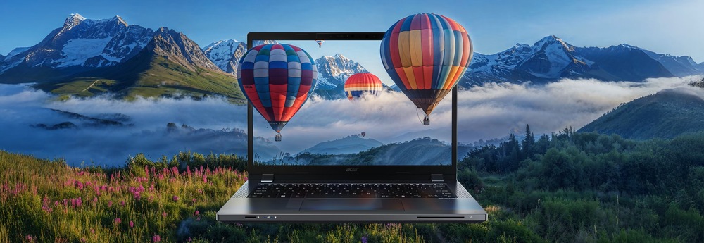 Notebook Acer TravelMate P2 14 (TMP214-75-G3-TCO-565F) sivý 14" IPS displej poskytne potrebné detaily v obraze