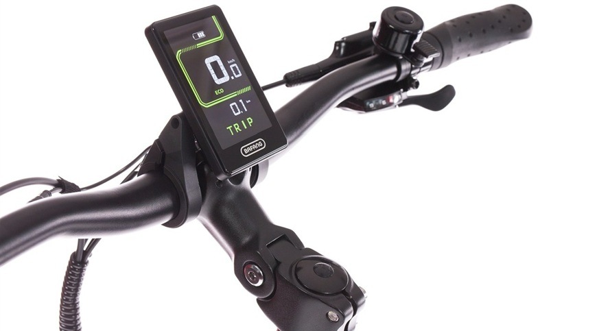 Elektrobicykel GoGEN Aspen MX 720 27,5" 18" 2026 čierne/sivé Detail obrázku elektrobicykla.