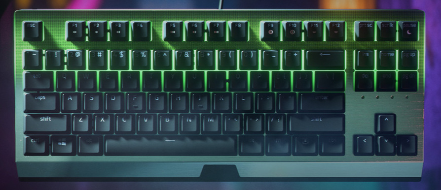 Klávesnica Razer BlackWidow V3 Tenkeyless - Green Switch - US čierna Klávesnica Razer BlackWidow V3 Tenkeyless - Green Switch - US čierna