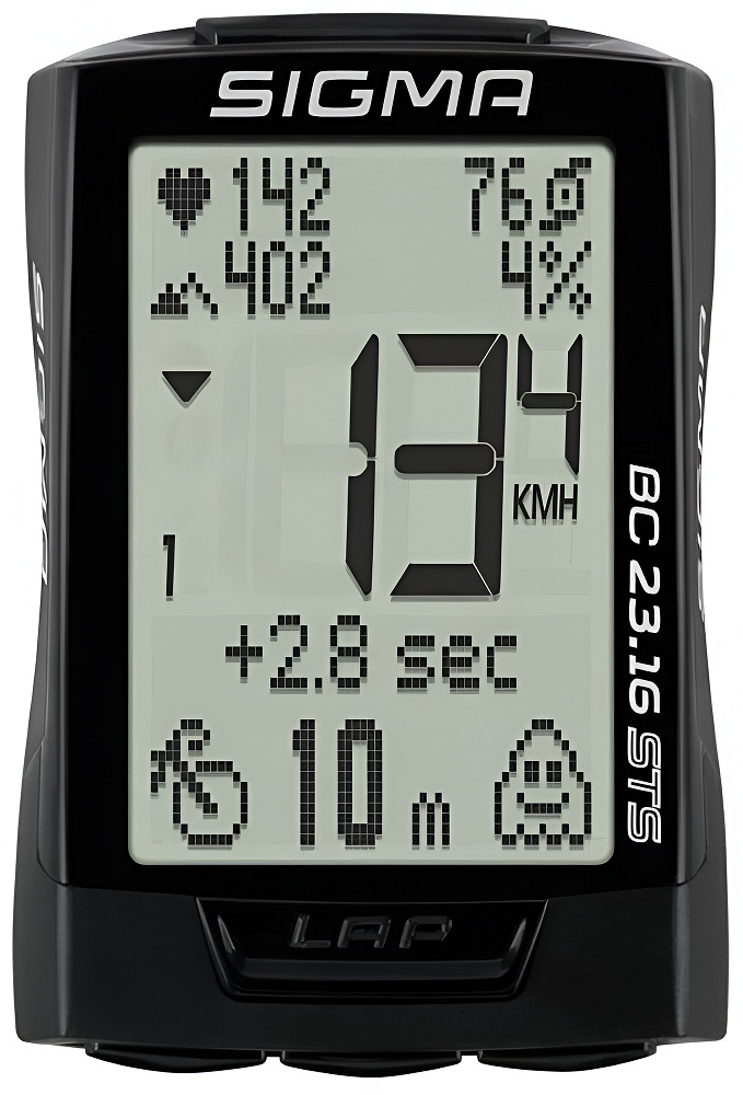 Cyklopočítač s GPS Sigma BC 23.16 STS/CAD Cyklopočítač s GPS Sigma BC 23.16 STS/CAD
