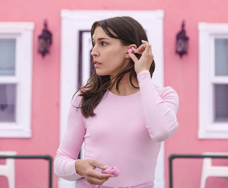 Slúchadlá JLab GO Pop+ True Wireless Earbuds ružová Slúchadlá JLab GO Pop+ True Wireless Earbuds ružová