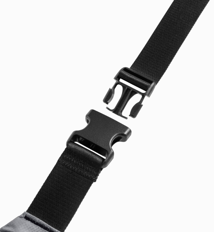 Taška cez rameno tomtoc Aviator - T33 Chest Bag S - šedá