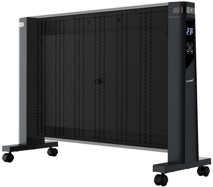 Vykurovací panel Rohnson MICA R-087 Genius Wi-Fi čierny/strieborný