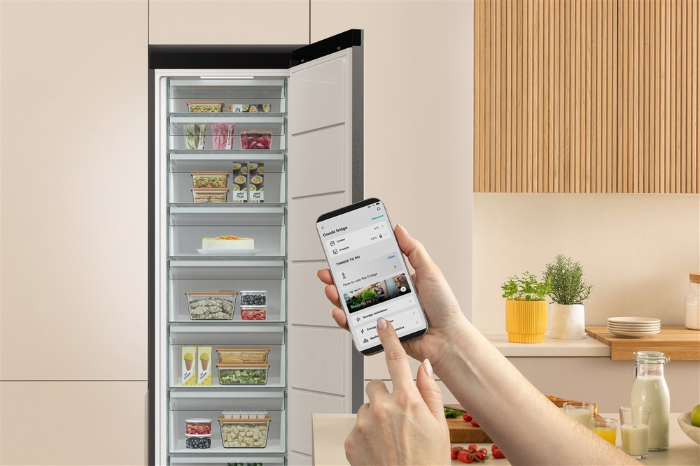 Mraznička Gorenje G600 FNC618C61X6WFE nerez Mraznička Gorenje FNC618C61X6WF sa spáruje so smartfónom