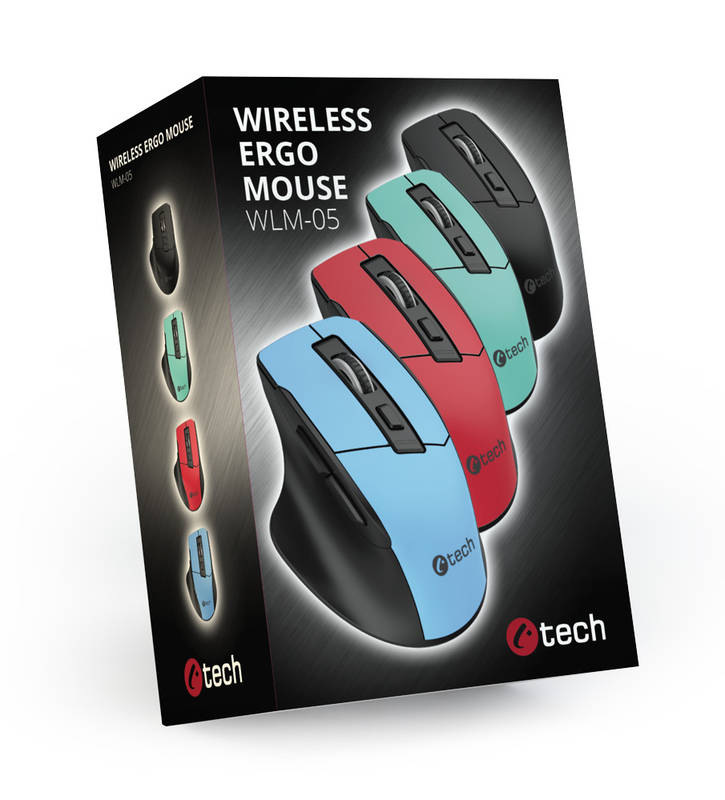 Myš C-Tech Ergo WLM-05 čierna C-Tech Ergo WLM-05