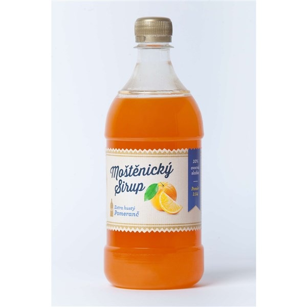 Sirup Moštěnický Sirup Pomaranč Muštenický sirup POMARANČ